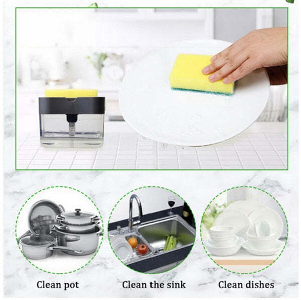 2 IN 1 SOAP PUMP DISPENSER FOR DISHWASHER LIQUID