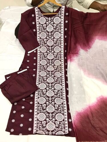 Sun Flower Purple South Silk Kurti