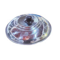 8.5 Fire Bowl Pot Cover - Stainless Steel, Polished Finish | Silver Color for Home & Commercial Use