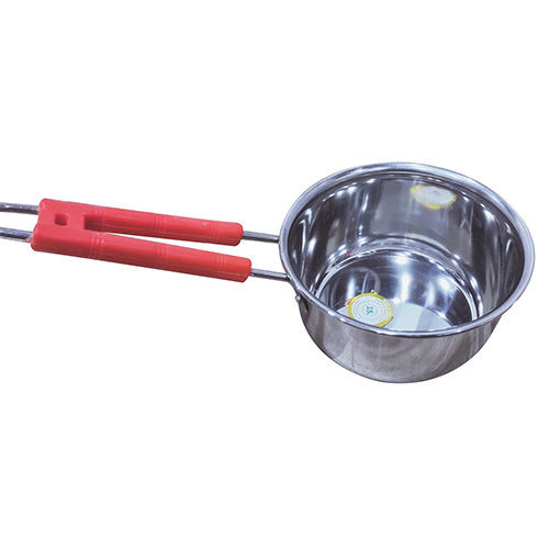 Silver 11.5 Inch Stainless Steel Saucepan