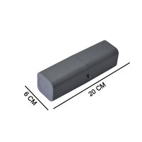 GREY SQUARE TOOTHBRUSH HOLDER