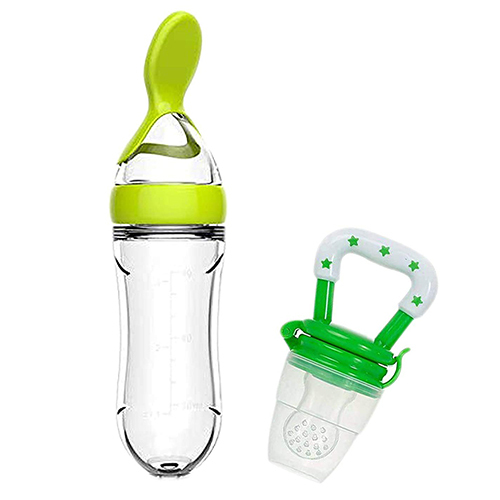 90ml Spoon Fruit Feeder - Plastic | Personal Use for Infants & Babies, Easy-Handle Design for Mess-Free Feeding