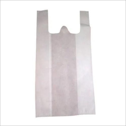 White Non Woven W Cut Bags