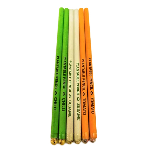 Plantable Paper Pencil - High Quality, Multicolor | Various Sizes Available For Writing Use