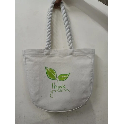 Printed Cotton Tote Bag - Customized Sizes Available, White Color, Printed Design for Shopping | Personalizable with Your Logo and Color Choices