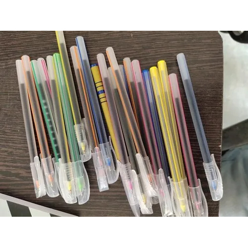 Daily Use Ball Pen - Plastic , Different Sizes , Multicolor | High Quality, Novelty Design, Ideal for Everyday Writing