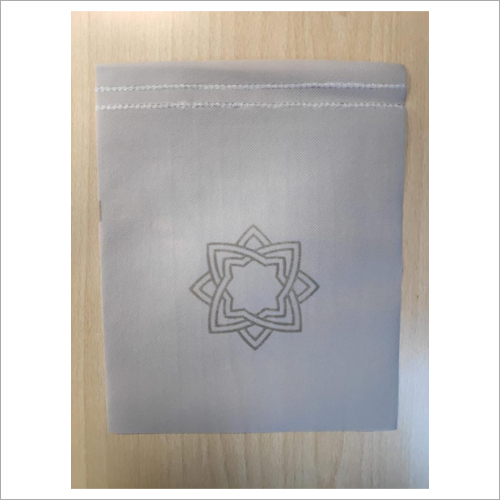 30 GSM Non Woven Cover - Customized Size, White Rectangle Pillow Cover with Printed Logotype | Plain Style & Non-Woven Fabric Design