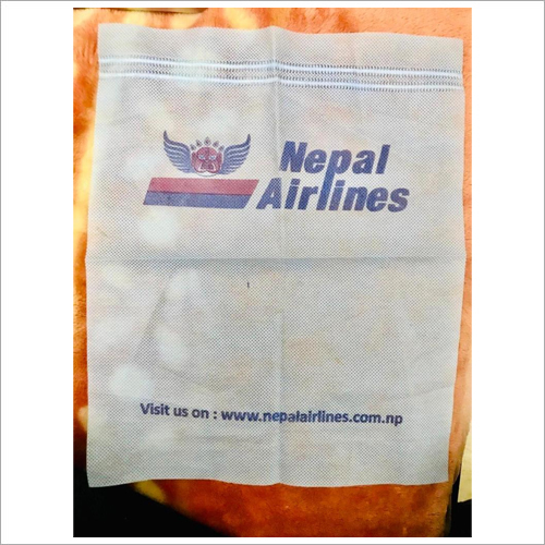 White Airline Head Rest Cover