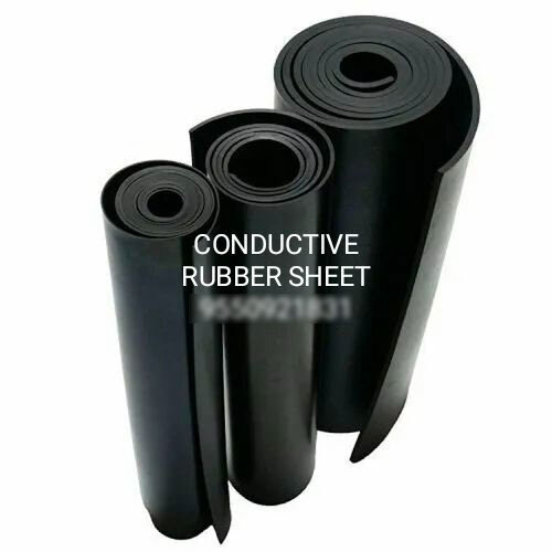 Surface Resistivity Conductive Rubber Sheet - Ash %: 5% Max