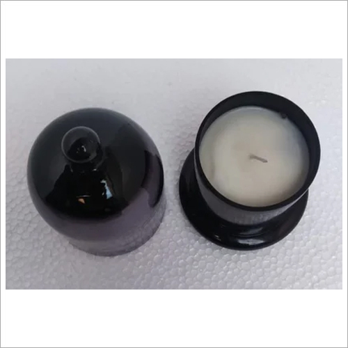 Bell Glass Jar Candle - Glass 3 Inch Diameter 250-300 Grams | Polished Finish 48-Hour Burn Time Suitable for Decoration & Gifts
