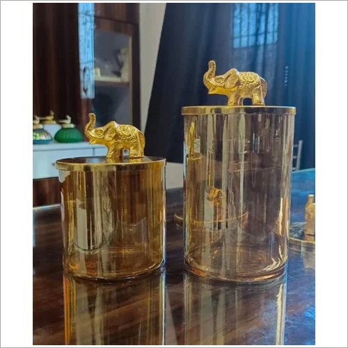 Glass Jar With Metal Cap