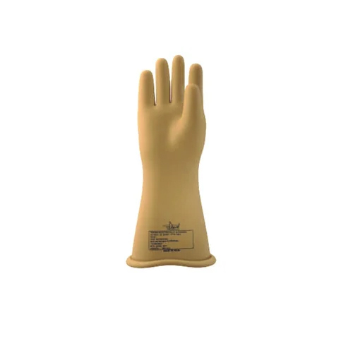 Jyot Electrical Shockproof Rubber Hand Gloves Test Voltage 25000 Volts Working Voltage 5000 Volts 