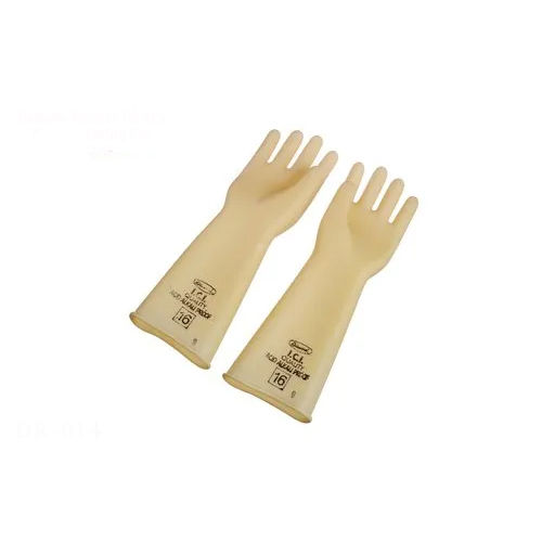 Plain Alkali Acid Proof Rubber Hand Gloves