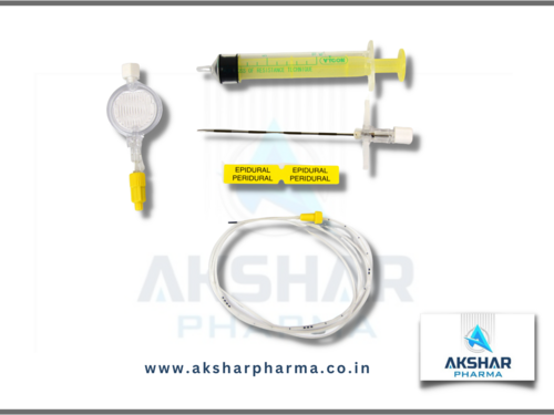 Kit (Peripur catheter) (needle) ( filter) (syringe)
