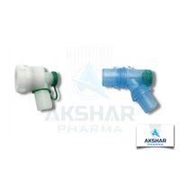 Right Angled Double Swivel Connector For E.t. Tubes - Recommended For: Hospital