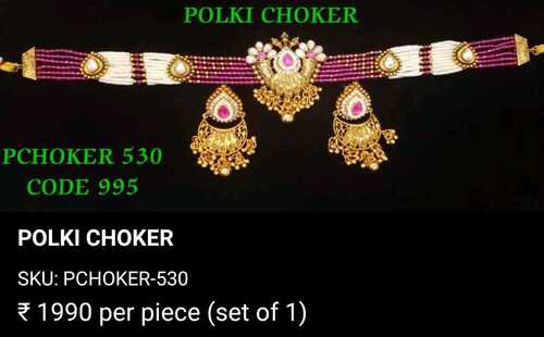 POLKI CHOKER SET