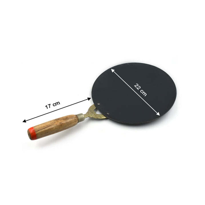 WOODEN HANDLE ROTI TAWA