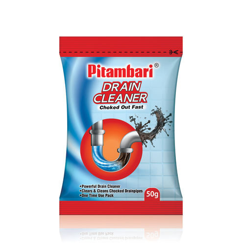 Blue Pitambari Drain Cleaner Powder For Sink 50Gm