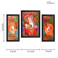 God Paintings Set Of Three