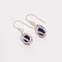 Peridot Raw Gemstone 925 Sterling Silver Cage Earrings Women Fashion jewelry exporter