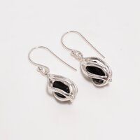 Peridot Raw Gemstone 925 Sterling Silver Cage Earrings Women Fashion jewelry exporter