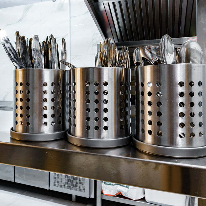SPOON STAND FOR DINING TABLE FANCY STAINLESS STEEL
