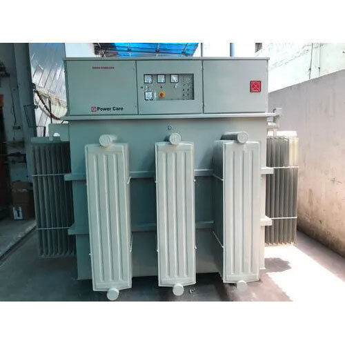 2000Kva 3Phase Oil Cooled  Servo Voltage Stabilizer - Efficiency: 98%