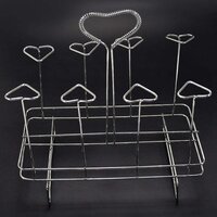 MULTIPURPOSE STAINLESS STEEL GLASS HOLDER