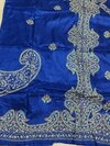 Designer Silk Saree - Pure Blue Bangalore Silk with Kashmiri Embroidery | Ethnic Wear for All Seasons