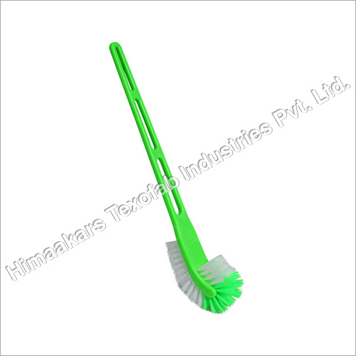 Fastclean Giant Double Hockey Toilet Brush - Virgin Plastic Extra Large Size for Larger Coverage Extra Bristles for Faster Cleaning | Ideal for Bathroom Use
