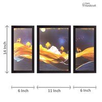 Beautiful Wall Hanging Set Of 3 Paintings