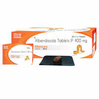 400mg Albendazole Tablets Ip - High Quality Anthelmintic Treatment | Safe Utilization, Effective Worm Infection Control, Room Temperature Storage