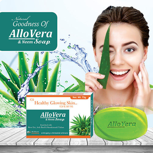 75G Allovera And Neem Soap