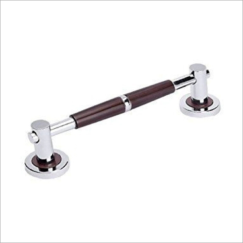 SAM 062 Door Handle - Stainless Steel, Customized Size, Silver and Brown Finish | Thumb Turn Lock with Emergency Coin Slot Access