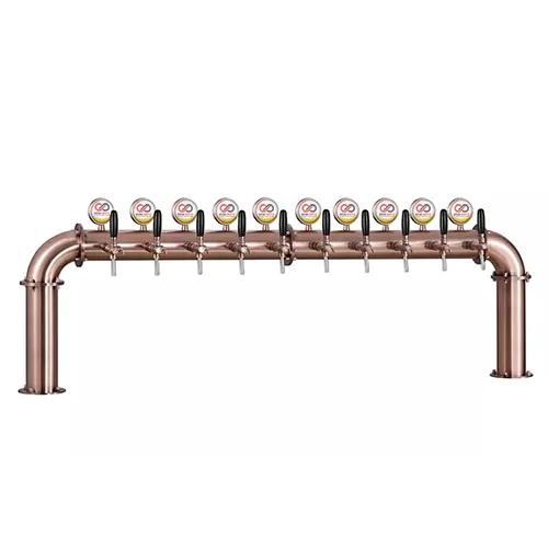 10 Way Bronze U Shape Beer Tower
