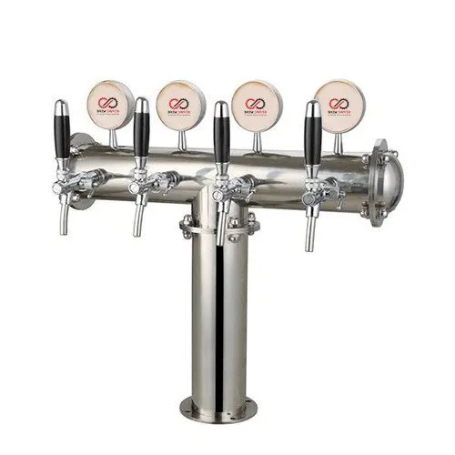 T Tower 4way Chrome finish
