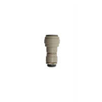 John Guest Super Seal Reducing Connector 5/16"x1/2" - Grey Acetal Copolymer, Female Push Fitting For Draft Beer & Soda Dispenser, Max Pressure 10 Bar