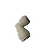 Beer & Soda Dispenser Elbow - 1/2" x 1/2", Grey Acetal Copolymer , Rectangular Shape with Painted Surface Treatment