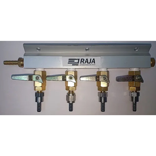 4 Way gas Manifold