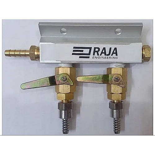 Manifold 2Way Aluminium