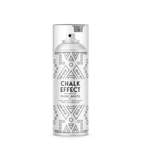 Chalk Effect NO2 Pure White 400ml Paint Spray
