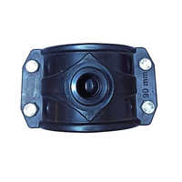 Black 90 Mm Pvc Saddle