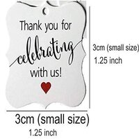 Atmiyamart Thank You Cards Gift Tags Vintage White Paper Hang Wedding Party Favor Birthday Party Baby Shower Handmade
