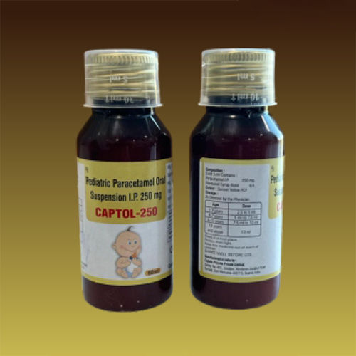 60 Ml Pediatric Paracetamol Oral Suspension Ip General Medicines