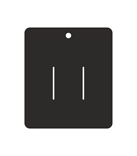 Zenomia Black Kraft Paper Cardboard Hair Clip Hair Claws Blank Cards Jewelry Display Earrings Organizer Tags Customize Jeweler tag brand maker tag 