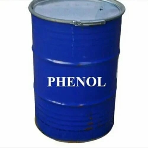 Liquid Phenol - Chemical Formula C6H6O, Purity 93%, Boiling Point 181.7 Â°C, Melting Point 40.5 Â°C | Industrial Grade, Liquid Form, High Purity, Reliable Source, 200 kg Drum Packaging