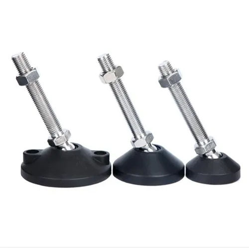 Black-Silver Stainless Steel Leg Leveler