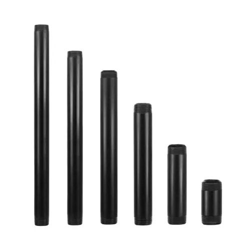 Black Metal Threaded Pipes