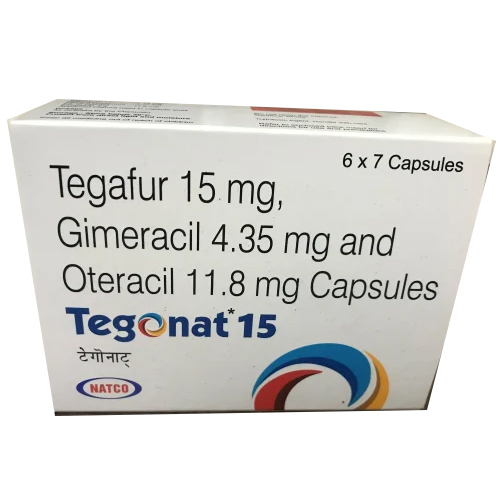 Tegafur 15mgGimeracil 4.35mg And Oteracil 11.8 Mg Caps 