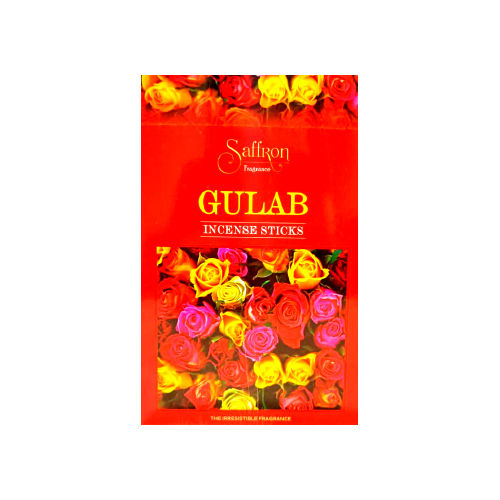 Eco-Friendly Gulab Saffron Fragrance Incense Sticks